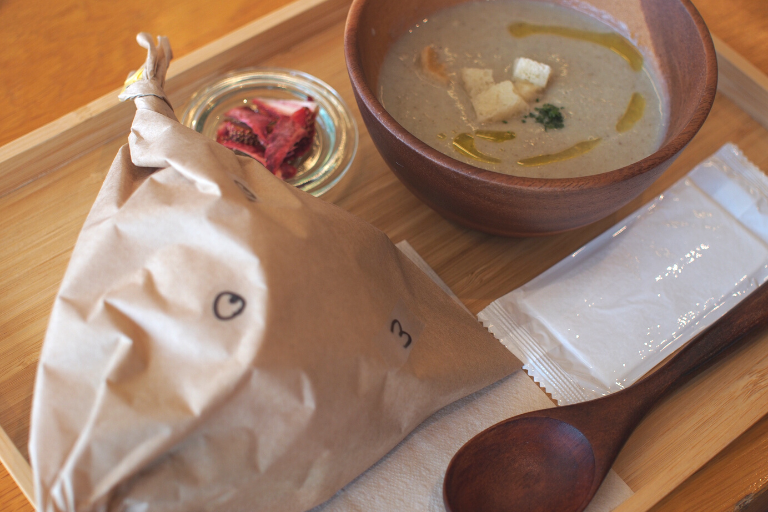 【八女郡】広川町里カフェに新しくオープンしたお店「ナチュラルスープ」のサンドセット