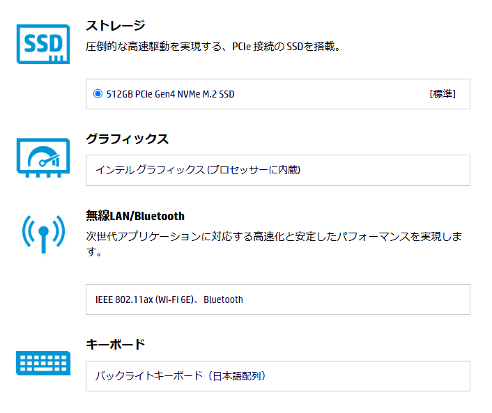 HP Envyの購入手順