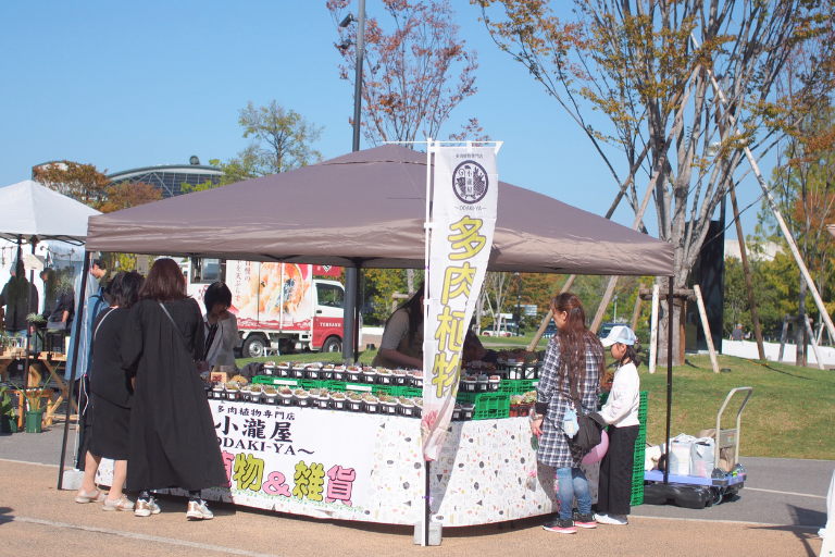 『GreenSnap Marche HIROSHIMA 2024』多肉植物専門店「小瀧屋」さんのブース