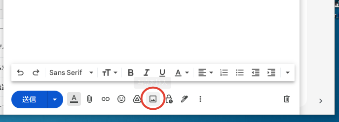 Gmailのリッチテキストメールで画像を挿入する方法