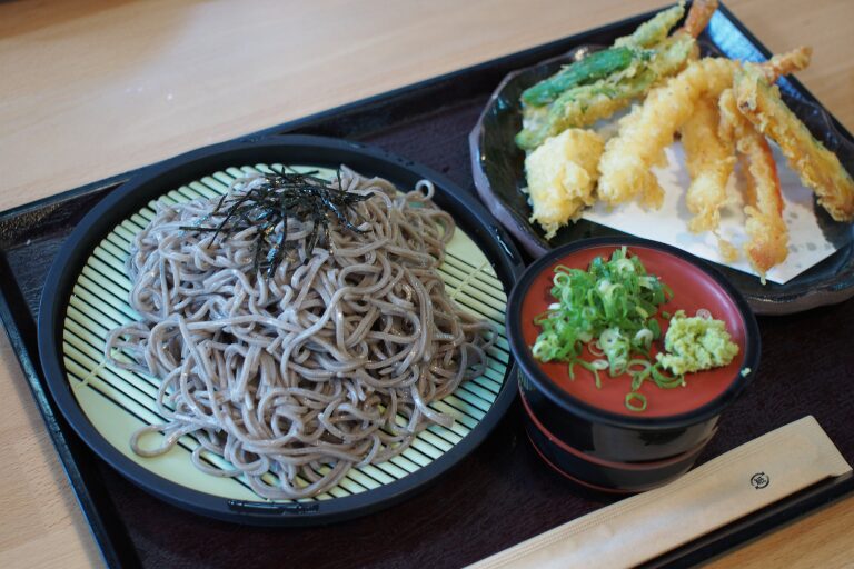 スパ羅漢の天ざるそば