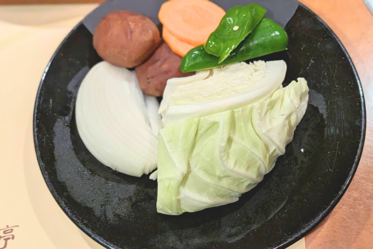 はうでい亭 伴店の野菜盛り